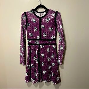 SM floral lace dress purple from target